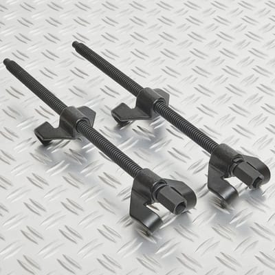 Datona® Veerspanners set van 2 stuks - Zwart