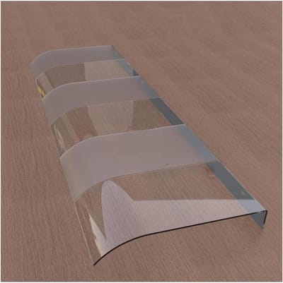 Voordeurluifel - Buitenluifel Afdak - Bescherming Huis - Polycarbonaat Paneel - Aanpasbaar - Mat