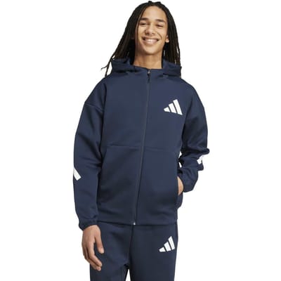 Adidas Sportswear Unisex Z.n.e. Full-zip Hooded Track Jacket Size: XL | Sports Jackets Outlet | Unisex | Blauw