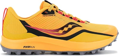 Saucony Peregrine 12 Dames - Sportschoenen - Hardlopen - Trail - geel/zwart