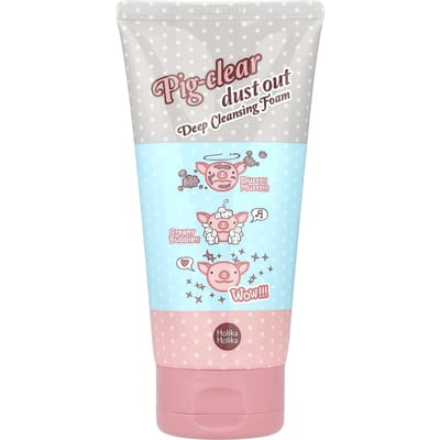 Holika Holika, Fig Clear Dust Out Deep Cleansing Foam, 150ml white