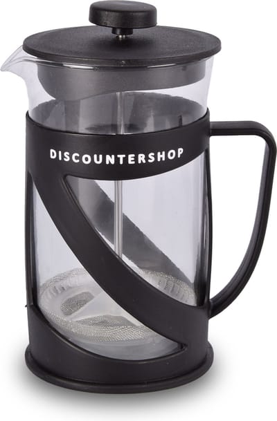 French Press Koffiemaker 600ml - RVS & Kunststof Cafetière - Borosilicaatglas Espresso & Thee Maker - Koffiepers & Koffiepot - Geschikt voor Koffie en Thee