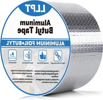 Aluminium Butyl Tape 7.5cm x 5m | Waterdichte Lekkageafdichting | Voor Metaal, Dakreparatie en Raamafdichting