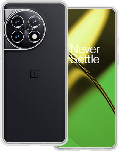 Hoesje Geschikt voor OnePlus 11 - Sterk & Shockproof - Hoes Cover - Siliconen Case - Transparant
