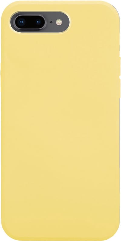 Ceezs Pantone siliconen hoesje geschikt voor Apple iPhone 7 / 8 Plus - beschermhoesje - backcover - silicone case - optimale bescherming - geel