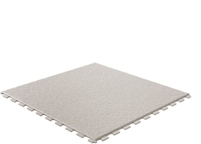 Rubbermagazijn - PVC kliktegels leisteen lichtgrijs 458x458x5mm - winkel - showroom - garage - prijs per stuk