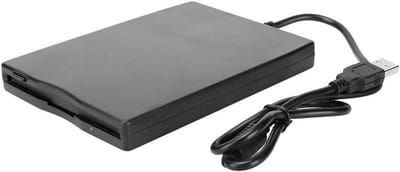 Draagbare floppy drive voor energiezuinig gebruik in de fabriek en archivering van gegevens