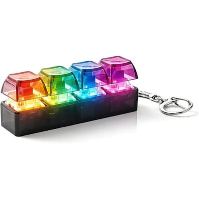 Touche 4 Boutons Haute Qualité Porte-clés Haute Qualité Ensembles de Jouets Anti-Stress Haute Qualité Clicker Haute Qualité Clavier Haute Qualité Bouton Haute Qualité noir transparent