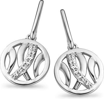 Orphelia  ZO-5135 - Oorhangers - Zilver 925 - Zirkonia - 3 cm