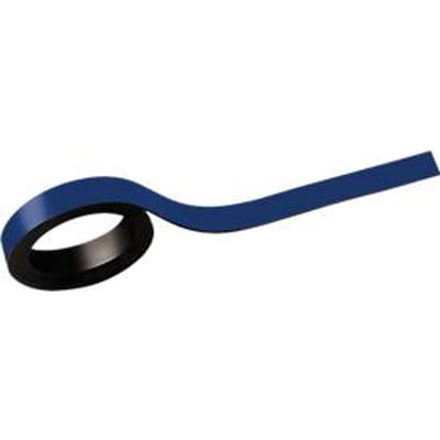 Magneetband - zelfklevend - 10 mm x 10 m - blauw - ons merk Schäfer Shop Select