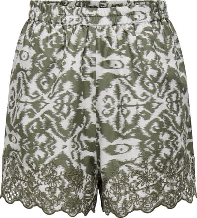 ONLY - ONLLOU LIFE EMB LOOSE SHORTS WVN - Dames - Bermuda shorts