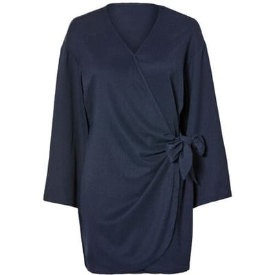 ESMARA Dames wikkeljurk (Marineblauw, S (36/38))