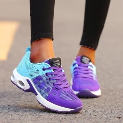 Orthopedische sneakers voor dames, ademende casual schoenen, lichtgewicht outdoor sportschoenen, casual wandelschoenen, platform sneakers voor dames (2024) 38 purple
