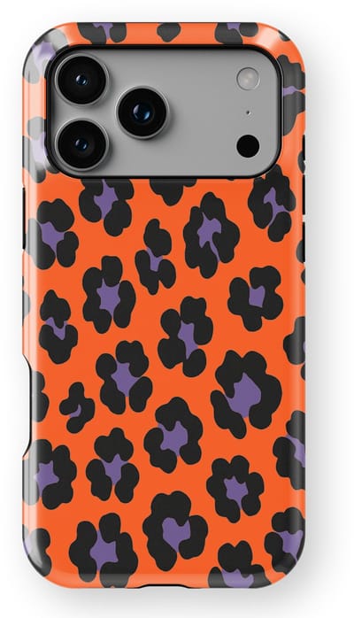 DripCase Luipaard Hoesje geschikt voor iPhone 17 Pro | Backcover met Mag | Hoesje met Dierenprint geschikt voor iPhone 17 Pro Bold Bite