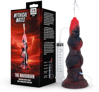 Mythical Mates - The Marshborn Spuitende Dildo - 24 cm
