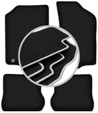CARLUX-SILVER automatten voor: Volkswagen Scirocco II coupé (1981-1992)