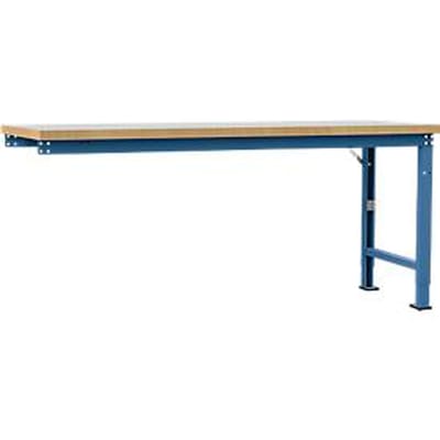 Manuflex aanbouw-werkbank Profi speciaal, tafelblad kunststof, 2000 x 700 mm, briljantblauw