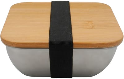 Isolerende roestvrijstalen lunchbox die geschikt is voor de magnetron 600 ml Fackelmann Move