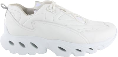 durea - 6311 H - Lage sneakersDames sneakers - Kleur: Wit/beige - Maat: 38