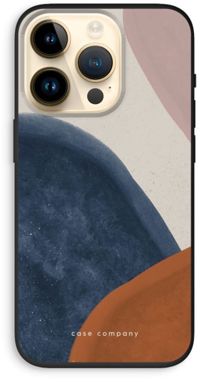 Case Company® - Hoesje geschikt voor iPhone 14 Pro hoesje - Geo #1 - Biologisch Afbreekbaar Telefoonhoesje - Bescherming alle Kanten en Schermrand
