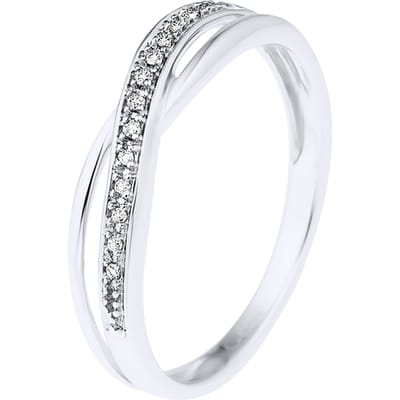 Alliance Cross Diamonds 0,034 Cts White Gold