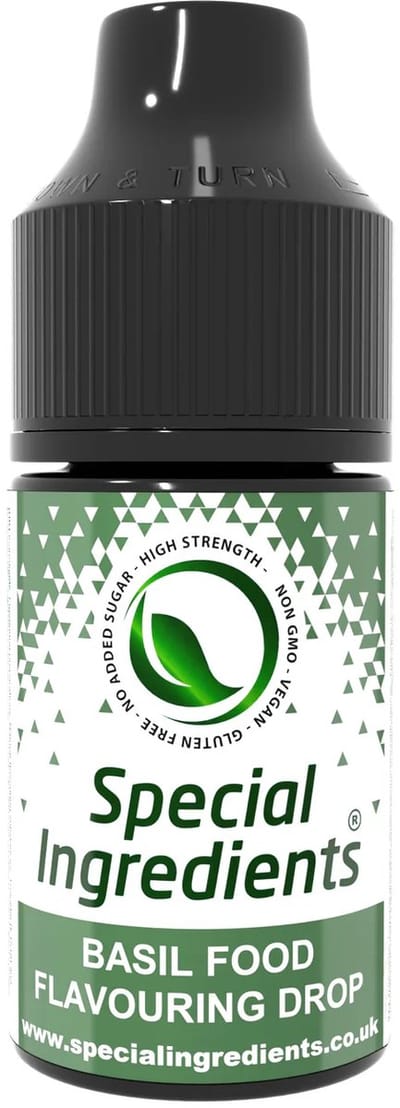 Basilicum Smaak Druppels - 30 ml - Smaakdruppels - Flavour Drops - Moderne Gastronomie - Moleculair Koken - Hersluitbare Pot - Recycled Plastic