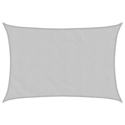 vidaXL - Zonnezeil - 4x3 - m - 100% - polyester - oxford - lichtgrijs