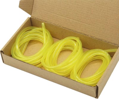 Set van 3 brandstofslangen voor tuinmachines - PVC slang 2,5x5mm, 3x5mm, 3,5x5,5mm