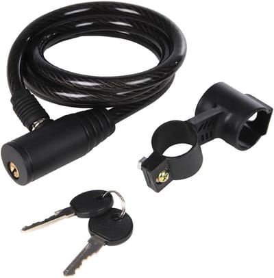Fietsslot Kabel - Fietsbeveiliging - Fietsen Beveiligen - Met Beugel - 10 x 1200mm - Multi