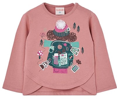 Boboli Knit T-shirt Met Lange Mouwen Roze 24 Months Jongens,Meisjes