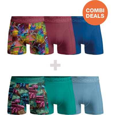 Muchachomalo Boxershort Heren – 6 Pack – 95% Katoen – Heren Ondergoed – Kleding – Stevig Ondergoed – Onderbroeken Heren