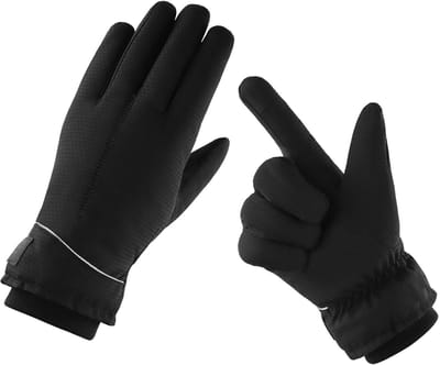 Dailygoods - Winterhandschoenen voor dames, waterdichte touchscreen-handschoenen, warme skihandschoenen met elastische manchetten, winddichte thermische handschoenen, fietshandschoenen voor werk