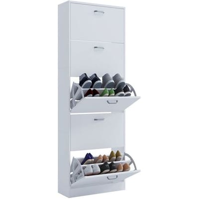 VCM Schoenenkast Sipos (wit, XL)