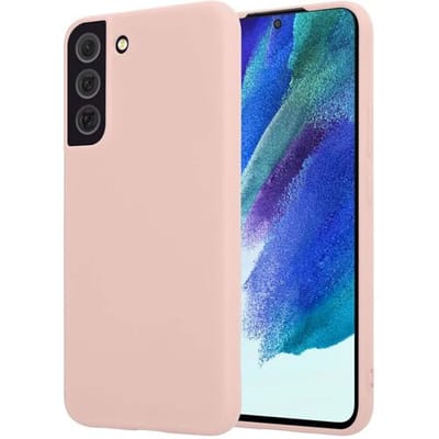 ShieldCase Hoesje geschikt voor Samsung Galaxy S22 silicone case - roze - Flexibele en Duurzame Case - Stijlvolle Silicone Hoes - Val- en Krasbestendige Bescherming - Zachte Siliconen Beschermcase
