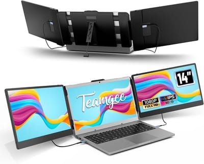Draagbare Monitor - Laptop Scherm - Productiviteit Verhogen - 14 Inch Full HD - 13.3-17.3 Inch Laptops - Zwart