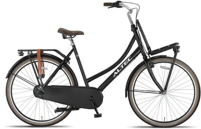 Altec Transportfiets dames Dutch 28 Inch 57 cm Dames 3V Terugtraprem Matzwart