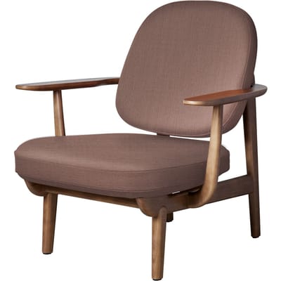 Fritz Hansen Fred Loungefauteuil - JH97 - Christianshavn 1131 - eiken walnoot gebeitst