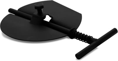 Vuurvaste Klep voor Rookkanaal Diameter 150 mm Zwart