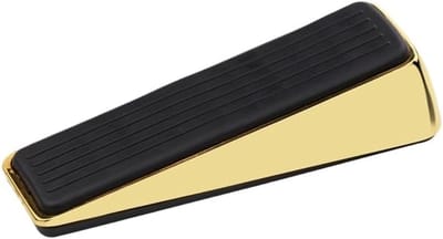 Deurstopper - Deurhouder - Muur Beschermen - Nagelvrije Montage - 300 Gram - Goud