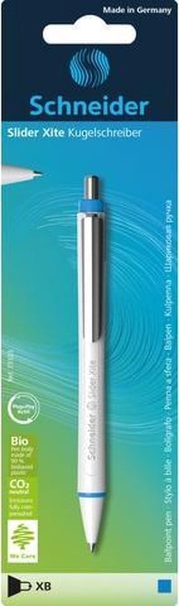 Schneider balpen - Slider Xite - penpunt XB 1,4mm - blauw - op blister - S-73323