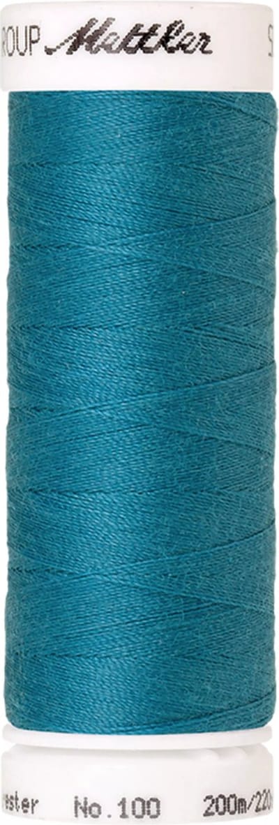 Amann Mettler Seralon Naaigaren – Caribbean Blue (1394) – 200 m – No. 100 – 100% Polyester – Per Stuk