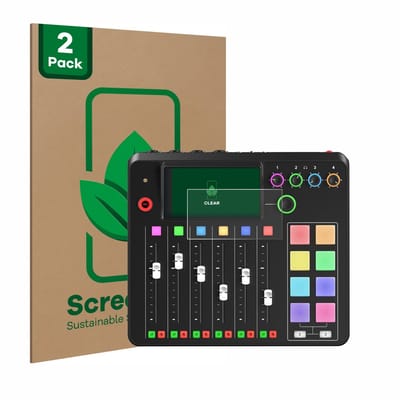2 Stuks Screenprotector voor Rode Rodecaster Pro II - Hoogwaardige Beschermfolie transparant