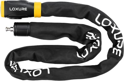 SnelShoppen - Fietsslot met Alarm - 120 cm Kettingslot - 8 mm Dikte - Waterdicht en 120 Decibel Geluid - Anti-Diefstal Beveiliging voor Fiets