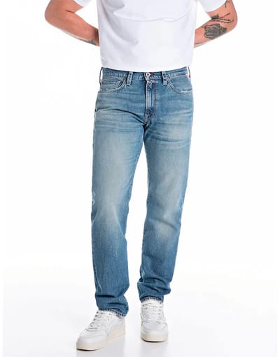 Replay M1038r.000.814838 Spijkerbroek Blauw 28 / 30 Man