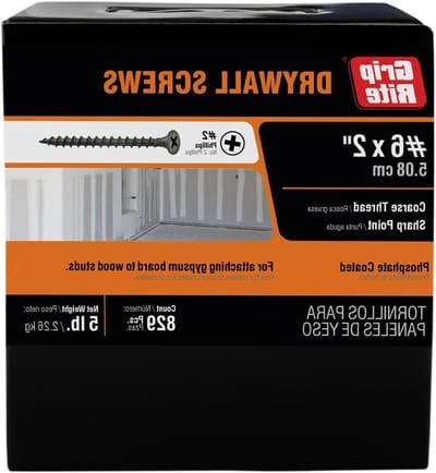 Gipsplaat Schroeven - Droge Muur Schroeven - Wanden Bevestigen - Bugelkop Design - 2 inch - Zwart