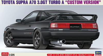 Hasegawa Modelbouwpakket Auto - 20677 Toyota Supra A70 3.0GT Turbo A -Custom Version- w/3D Printed Parts Plastic - 1:24 - Modelbouw