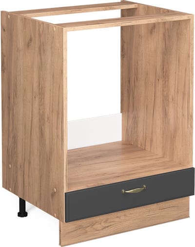Vicco Fame-Line Ovenombouwkast – 60 cm zonder werkblad Antraciet-goud