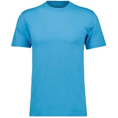 Ragman T-Shirt Uni Round Neck Single Jersey Amparo Blue / male