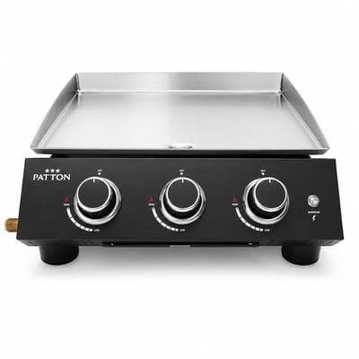 Patton Vigor A300 Plancha Gasbarbecue met RVS Bakplaat - 3 Branders