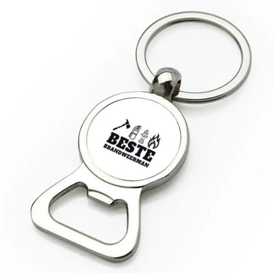 Akyol - beste brandweerman flesopener - Beste brandweerman - collega - cadeau - 9 bij 3 cm